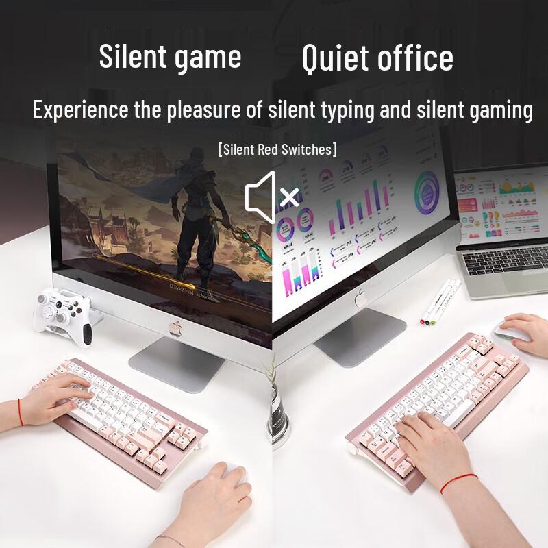 Double Shell M69 Multi-Mode Silent Mechanical Keyboard