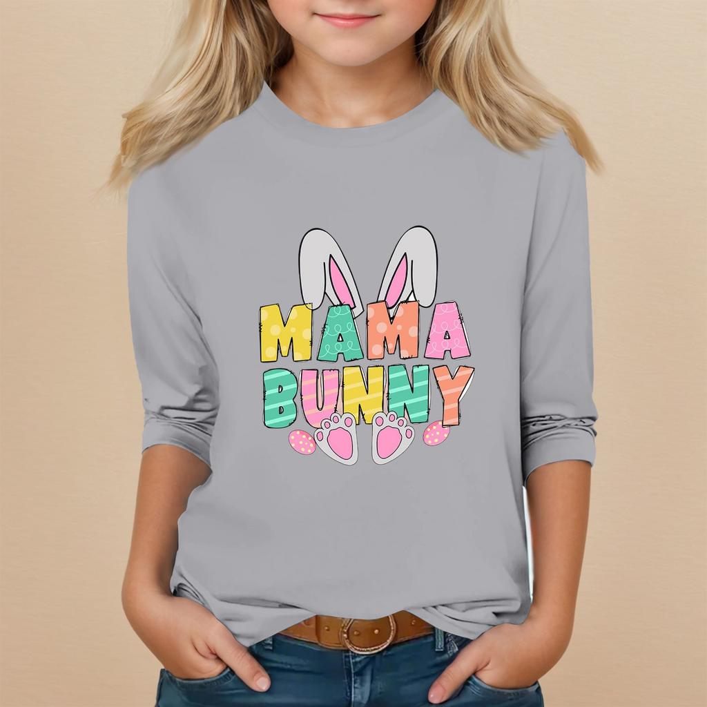 Kinder Siebenärmel Rundhals Oberteil Valentinstag Bedruckt Alltags Freizeit Oberteil