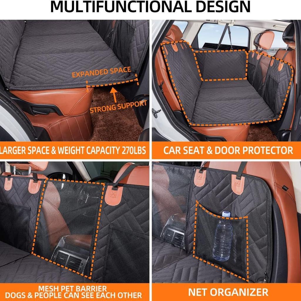 Waterproof Non-Slip Extended Dog Car Seat Mat