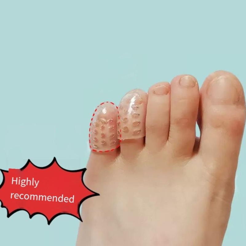 Shock Absorbing Toe Guards Flexible Fit Cover For Running Gym Sports And Daily Foot Pains Relief Light Design 10pcs
