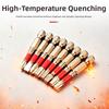 10/12/34 pcs Non-Slip Magnetic Hex Screwdriver Bits S2 Steel Slotted Torx Hex Bit Kit  Woodworking