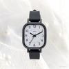 Fieldwork Women's Analog Watch with Silicone Strap, Rectangular, Burg Black, YM121-5
