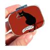 Metal Pill Case Multi-Compartment Built-In Makeup Mirror Travel Pill Organizer Secure Closure Portable Jewelry Storage Box
