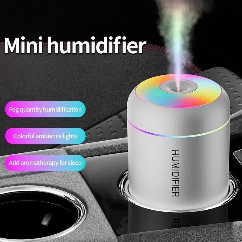 180ML Mini Air Humidifier USB Electric Aroma Diffuser Essential Oil Purifier Aromatherapy Mist Maker Lights for Car Home Bedroom
