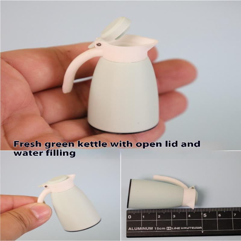 1Pcs Doll Scene Ornament Accessories Miniature Dollhouse Air Fryer Simulation Warm Water Bottle Rice Bucket Juicer Appliance