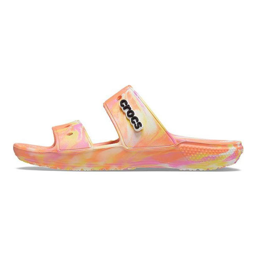Crocs Klasické Crocs Vzor Mramor Plážové Sandály Unisex Sandály Papája Vícebarevné 207701-83F