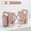 Extendable Desktop Bookshelf & Pen Holder with Foldable Book Clip