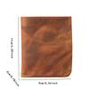 Fashion Genuine Leather Men's Wallet Retro Handmade Short  Wallet for Men Durable Real Leather Purse for Men Coin Purse Wallet