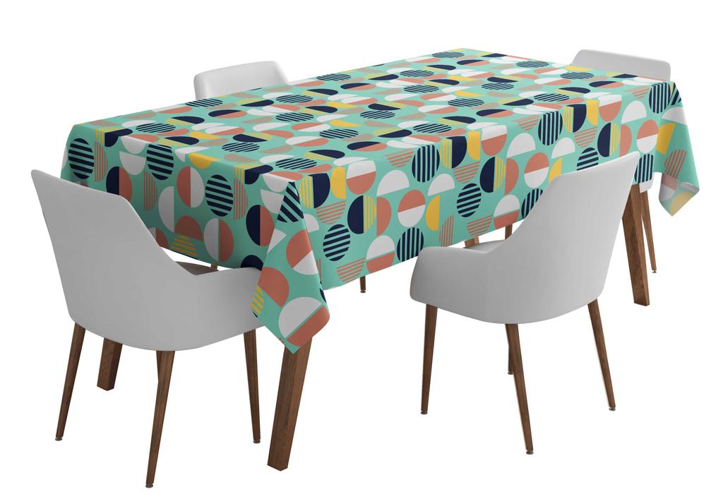 Vargottam Indoor Outdoor  Tablecloth  58x102 Inch  Rectangle  Tablecloth Waterproof Patio  Table  Cloths- Spring Summer  Table