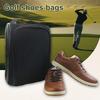 Golf Ayakkabı Çantası Seyahat Elde Taşınabilir Golf Ayakkabısı Çantası Golf Aksesuarları Golf Topları Tişörtler Çoraplar İçin Çift Fermuarlı Spor Ayakkabısı Taşıma Çantası