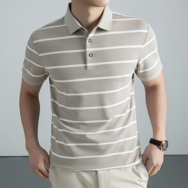 Firstview Men s Striped Pique Polo Shirt 56