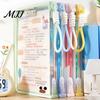Dustproof File Protection Sleeve Clear Expanding Folder, with Hand Strap, Macaron Color Lightweight Student Test Paper Holder Waterproof Plastic