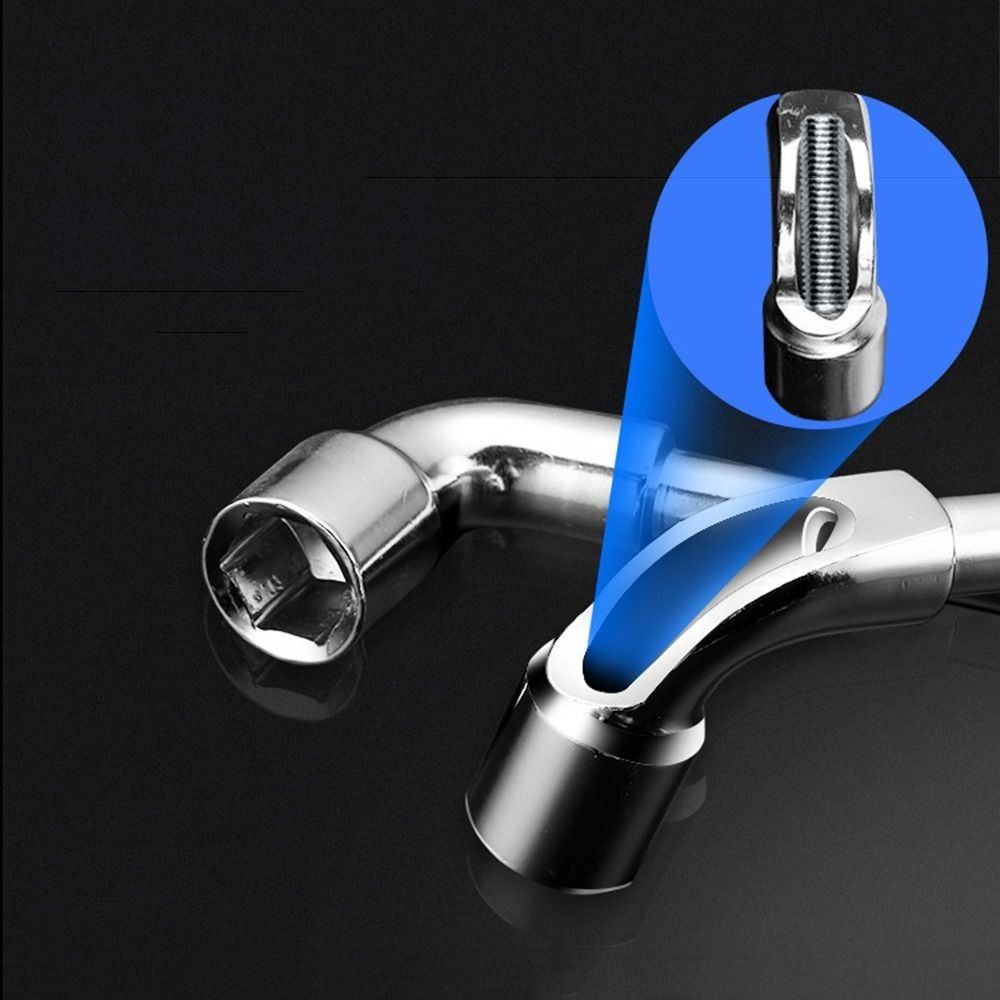 Chrome-vanadium Steel L-shaped Socket Wrench 6-19mm Hand Tool Practical Hex Adapter Spanner