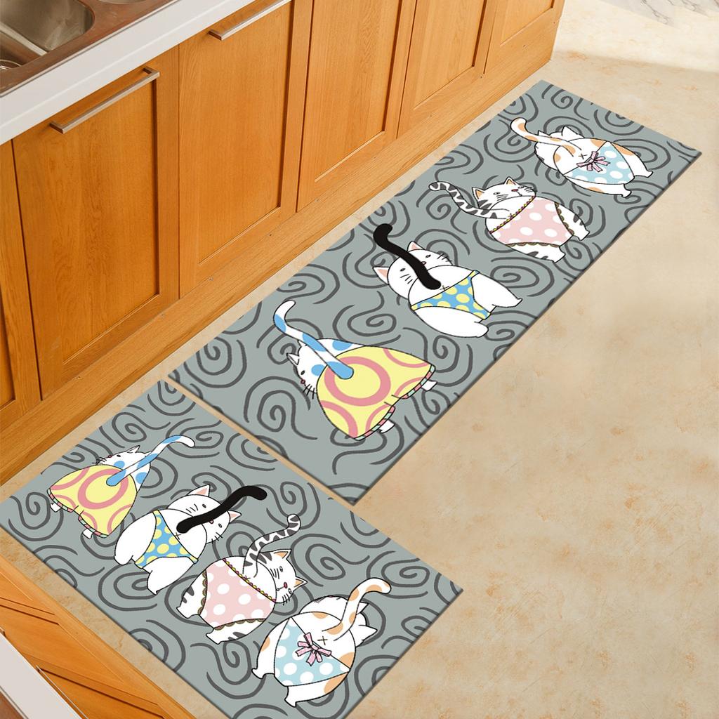 Fashion Simple Nordic Style Kitchen Mat Carpet House Hold Carpet Modern Home Decor