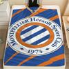 Montpellier HSC Logo FlAannel Blanket, High Quality Comfortable for All Seasons, Home Decor, Warmth and Comfort