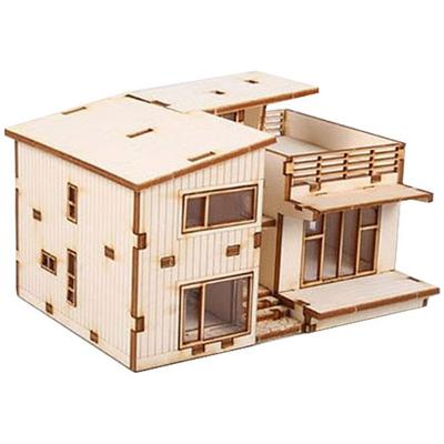 HO Modern House Three Dimensional Puzzle Korea 3d Puzzle
