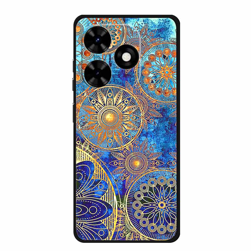 Case For Tecno Spark Go 2024 Animals Painted TPU Silicone Soft Phone Cover for Spark Go2024 BG6 Protector Wolf Shockproof Para