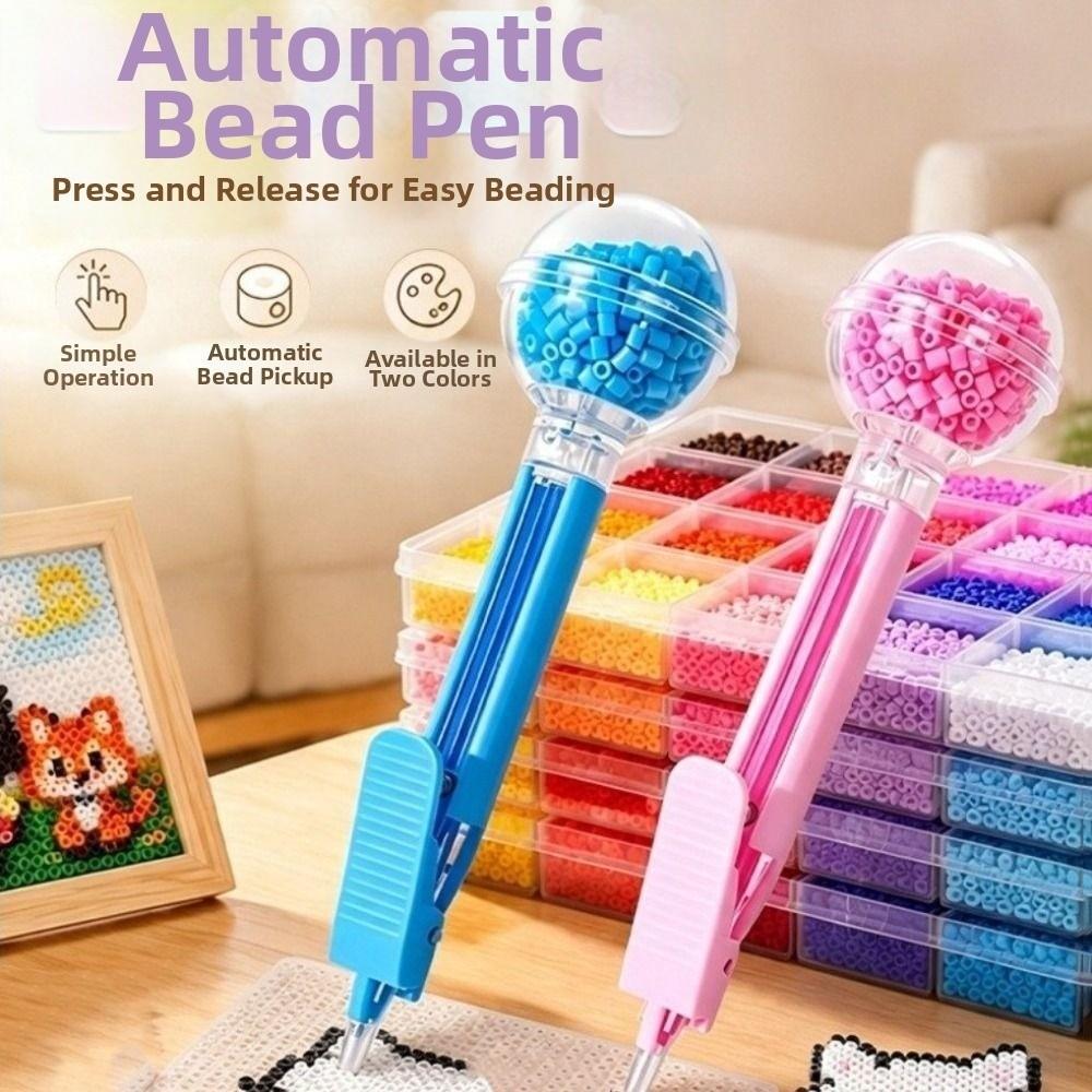 2.6mm Tip Fuse Bead Pen Automatic Press-Type Bead Pen Professional Bead Placement Pen Kids Toys