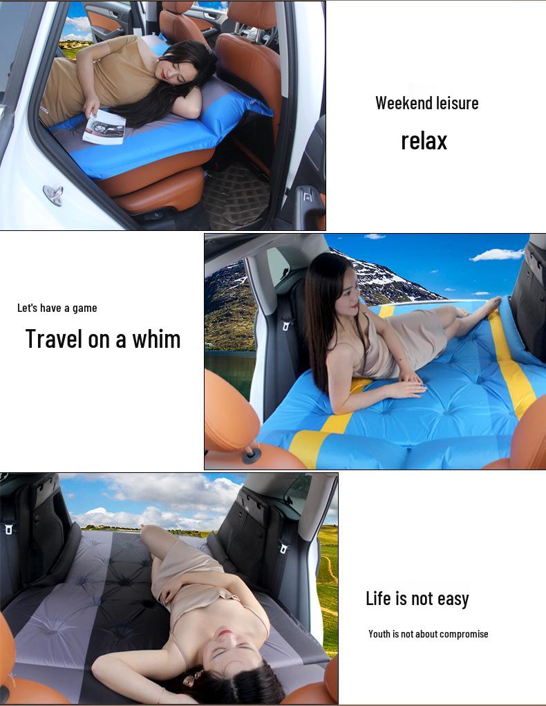 SUV Car Travel Inflatable Mattress & Sleeping Bag Combo