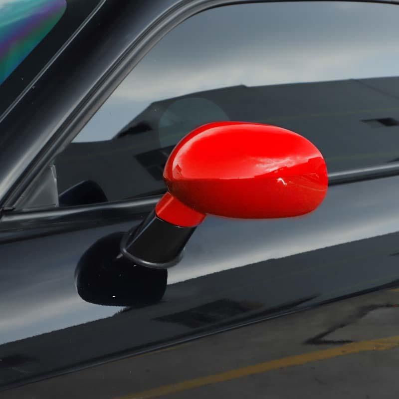 Bilbackspegel Skaldekorationsskydd för Dodge Challenger 2009 Up ABS Exteriörtillbehör
