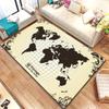 Mapa koberec kuchyňské podložky pro hraní na podlaze aera podložka Pikniková podložka Campingový polštář podložka na podlahu obývací pokoj kobereček herní plocha podložka do pokoje