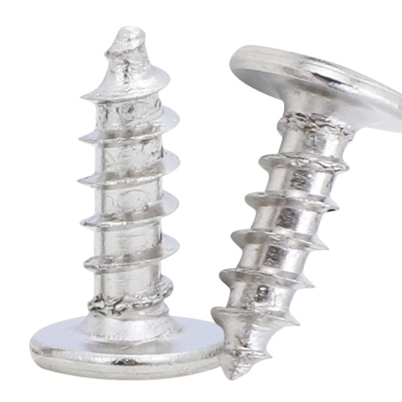 201 Stainless Steel M3 Thin Head Flat Self-Tapping Screw