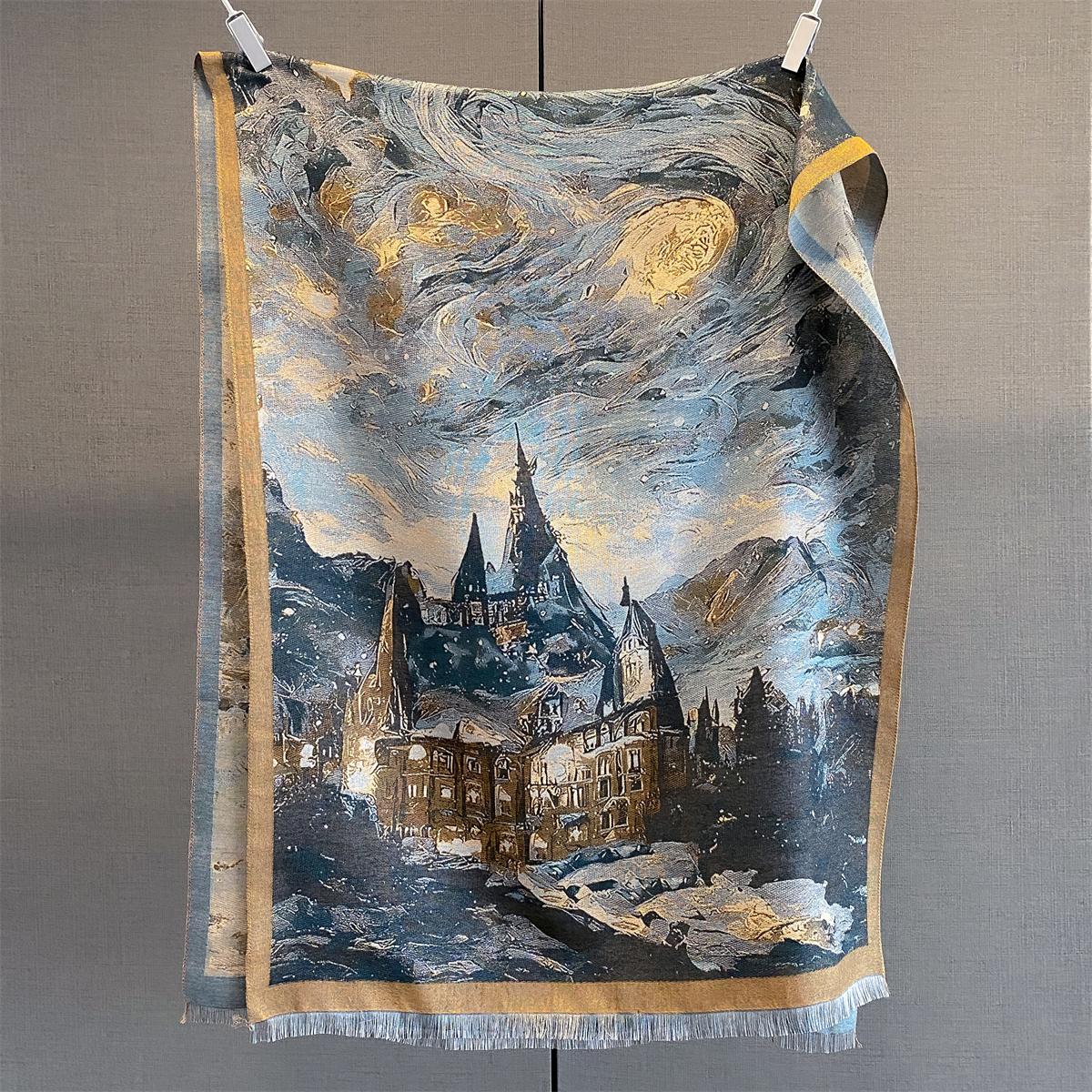 

70*185cm Luxury Warm Scarf For Women Length Tassel Shawl Autumn/Winter Imitation Cashmere Pashmina Warps Coldproof Blanket 70-185cm