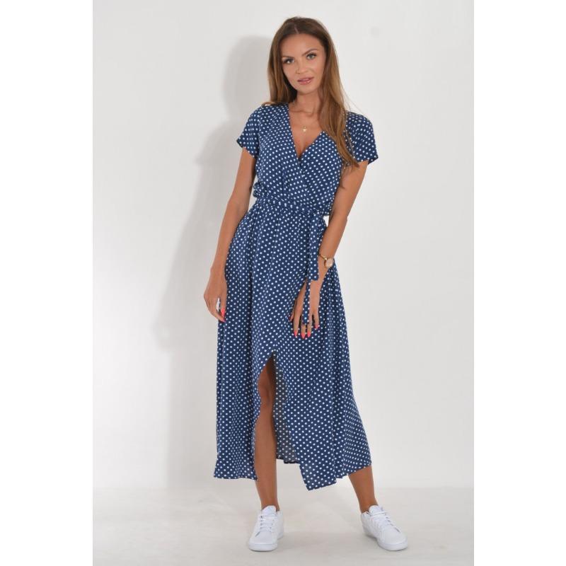 

Женские платья Летние принтованные разрезы V-образный вырез средней длины женские платья XL