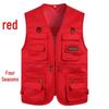 Gilet Mimetico Multitasche Resistente all'Usura da Uomo per Pesca, Fotografia e Lavoro all'Aperto.
