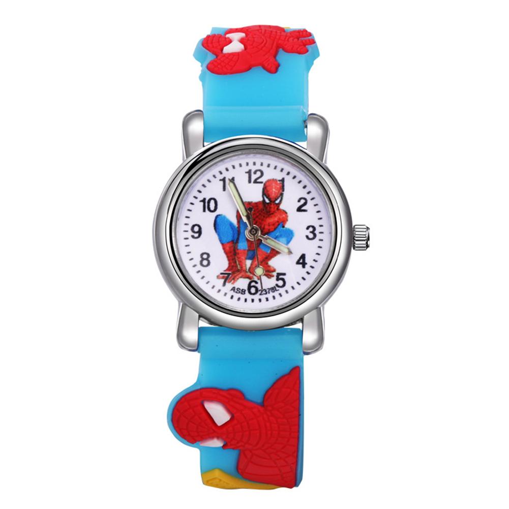 Relógio Infantil de Silicone com Desenho Animado Fofo para Meninos e Meninas com Mostrador Redondo