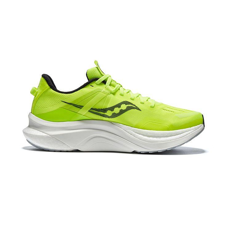 SAUCONY Tempus Stability Support Lightweight Running Shoes Men Running Shoes Yellow Black S20720-75