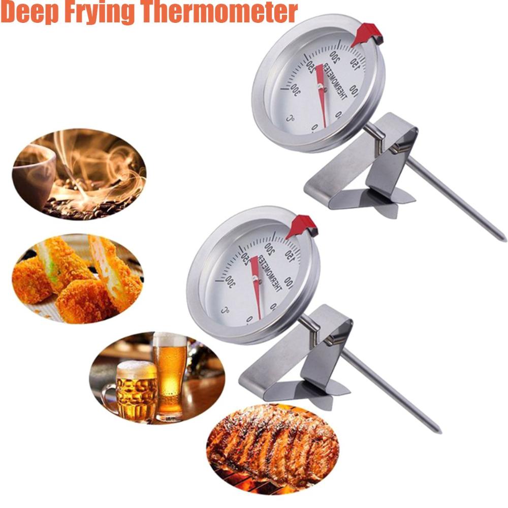 Grill Turkey BBQ Oven Stainless Steel Stem Temperature Gauge Food Thermometer With Instant Read