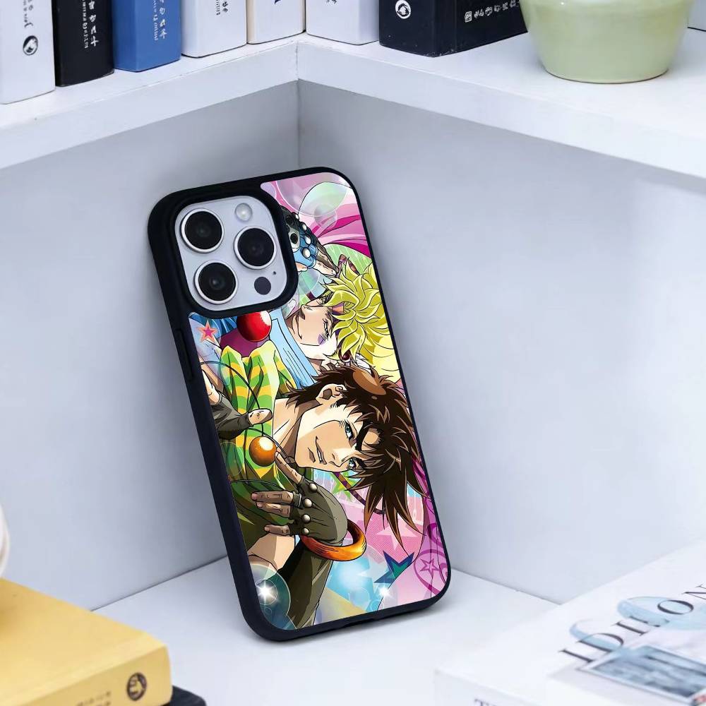 K-Anime Jojos Bizarres Adventures Phone Case For iPhone17,16,15,14,13 Plus,Pro Max Magnetic For Magsafe Wireless Charging