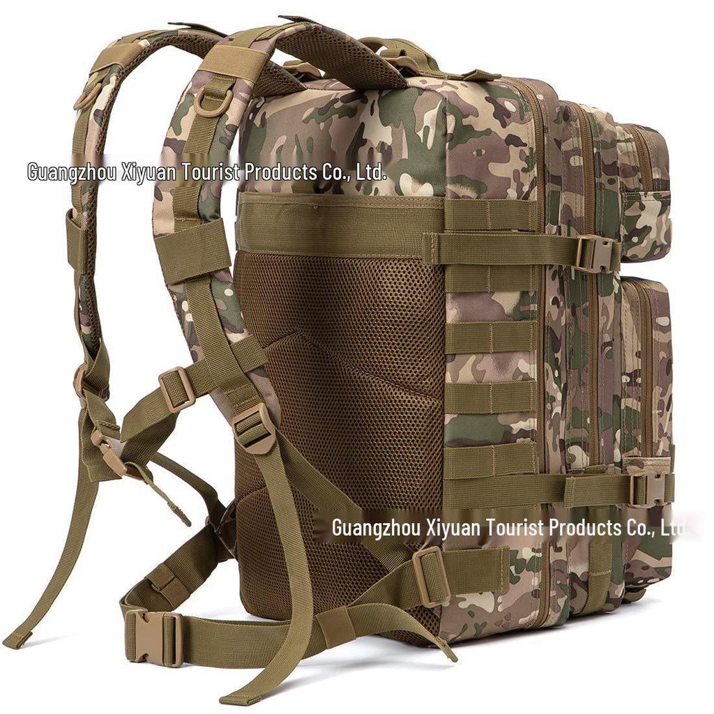 45l Tactical Backpack With 3p Molle System For Outdoor Sports Travel