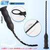 Urethral 10 Vibration Suction Size L TaRiss's Vibrator, Modes, Screw-Type Design, Cup, Silicone,