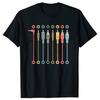 Lustige Audio Nerds Audioingenieur Musiker Grafik T-Shirts Herren Damen Mode Lässiges T-Shirt 100% Baumwolle Locker Übertrieben Großes T-Shirt