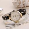Women Casual Watches Round Dial Rivet PU Leather Strap Wristwatch Ladies Analog Quartz Watch Gift