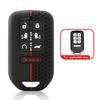 2/3/57 Buttons Silicone Remote Car Key Case for Honda Fit Odessey City Jazz XRV Venzel HRV CRV Accord Key Cover Car Accessories