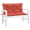 VidaXL Set of 2 Garden Bench Cushions, Balcony Pillows, Seat Cushions Patio Gardening Terrace Outdoor, 4002592