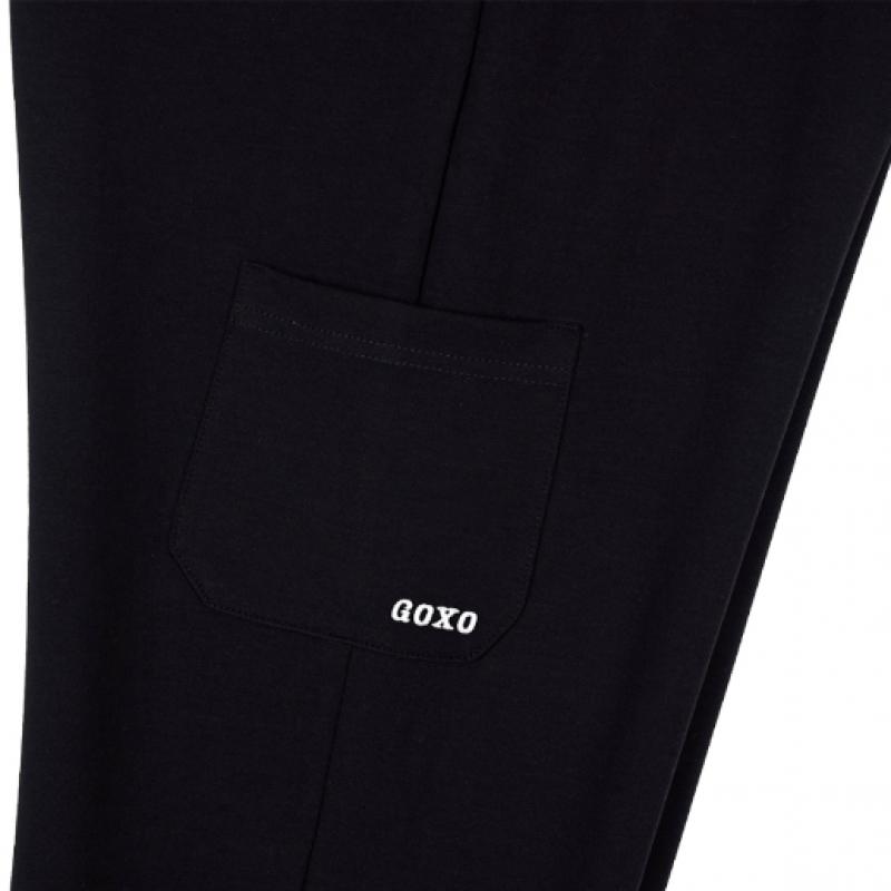 GOXO Jogger Pants Black Hooksl Heart