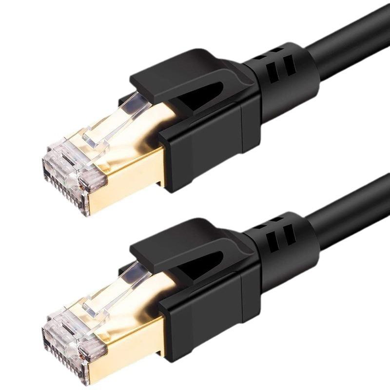 Cat6 40Gbps Ethernet Cable 2000Mhz RJ45 Ultra Thin Network Cord for Laptop Desktop TVGood Quality