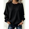 Plaid Casual Loose Round Neck Button Women's Clothing - Autumn/Winter 2026