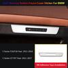 Stainless Steel For BMW 5 Series F10 F07 Car Interior Seat Mermory Cover Trims