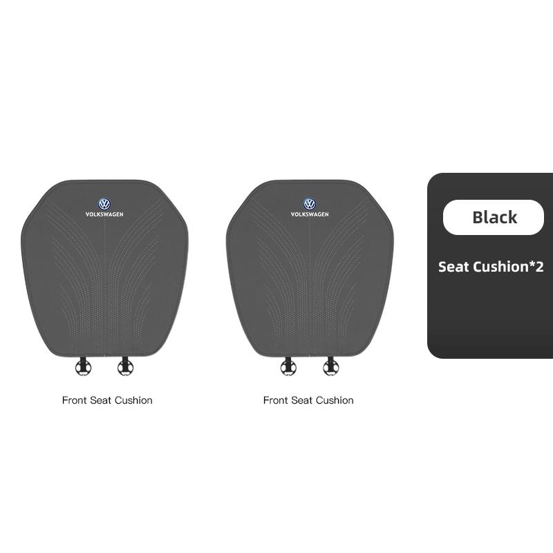 Car Logo Seat Covers Auto Seat Breathable Protection Cushion For VW GTI Polo Golf Passat Tiguan Arteon Touareg Taigo CC Hub Cap EJ1