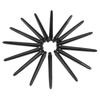 100 Stück/Set Dartschaft Nylon Kunststoff Dartschaft Schwarze Dartspitze Kurze Dartschäfte Gewindeschaft Dartpfeile Werfen