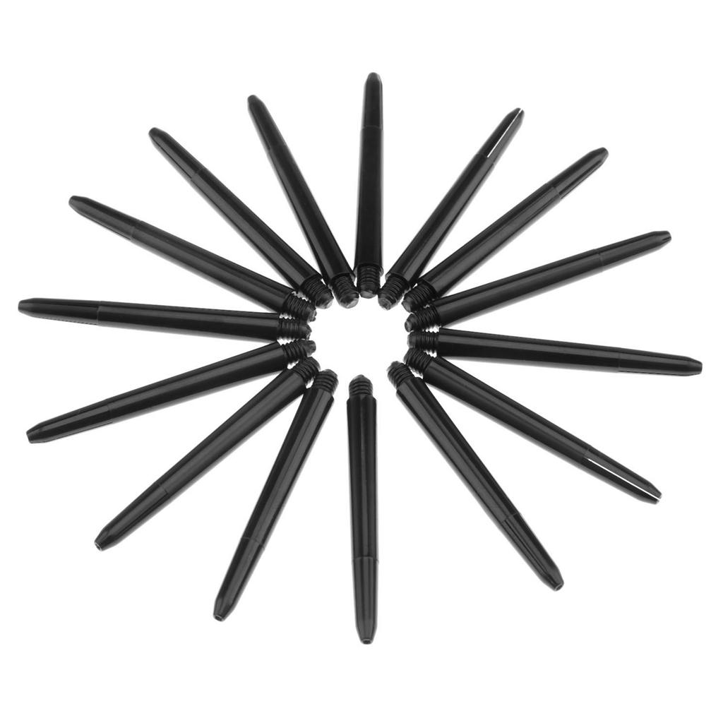 100 Stück/Set Dartschaft Nylon Kunststoff Dartschaft Schwarze Dartspitze Kurze Dartschäfte Gewindeschaft Dartpfeile Werfen