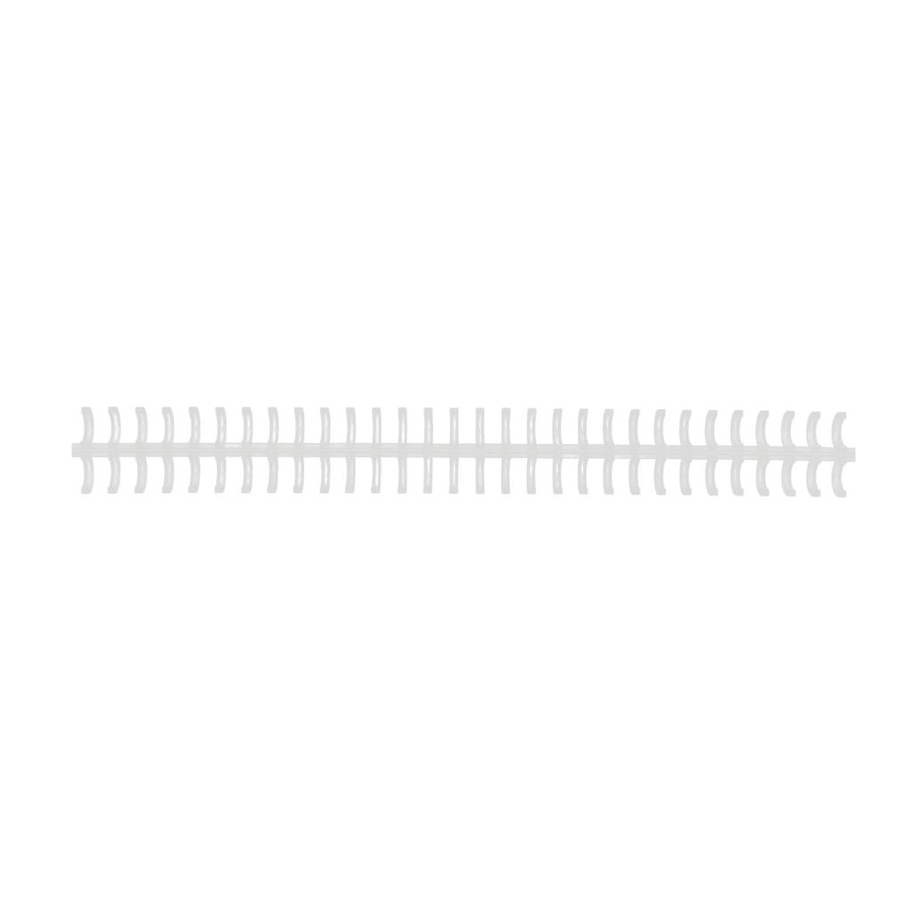 10 Pcs Loose Leaf Binding Spine 30 Hole Cuttable Wear Resistant PP Plastic 10mm Binding Comb for Student