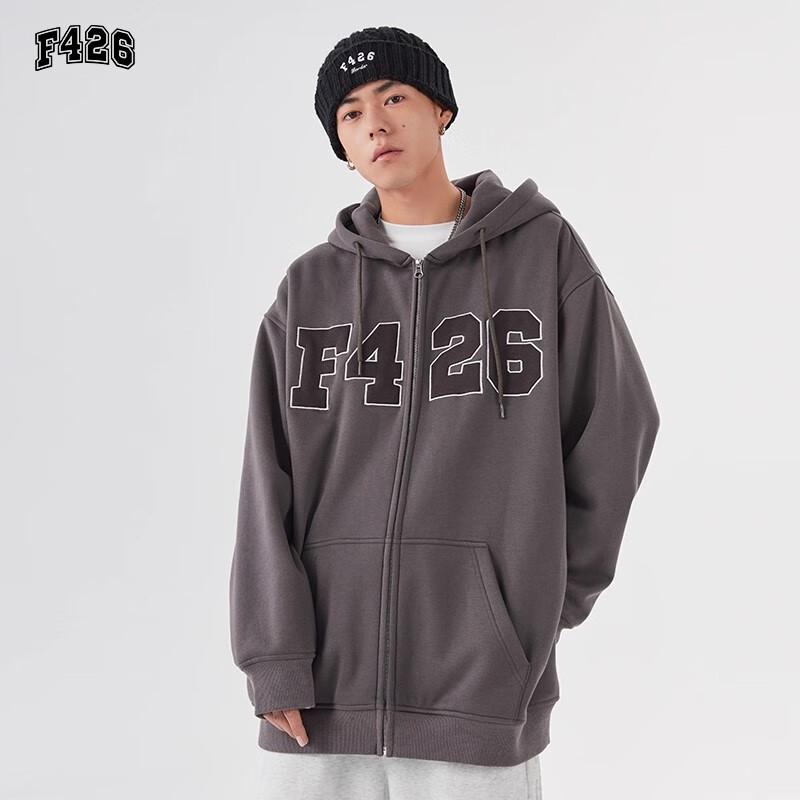 

F426 National Trend Big Logo Zip-Up Hoodie L