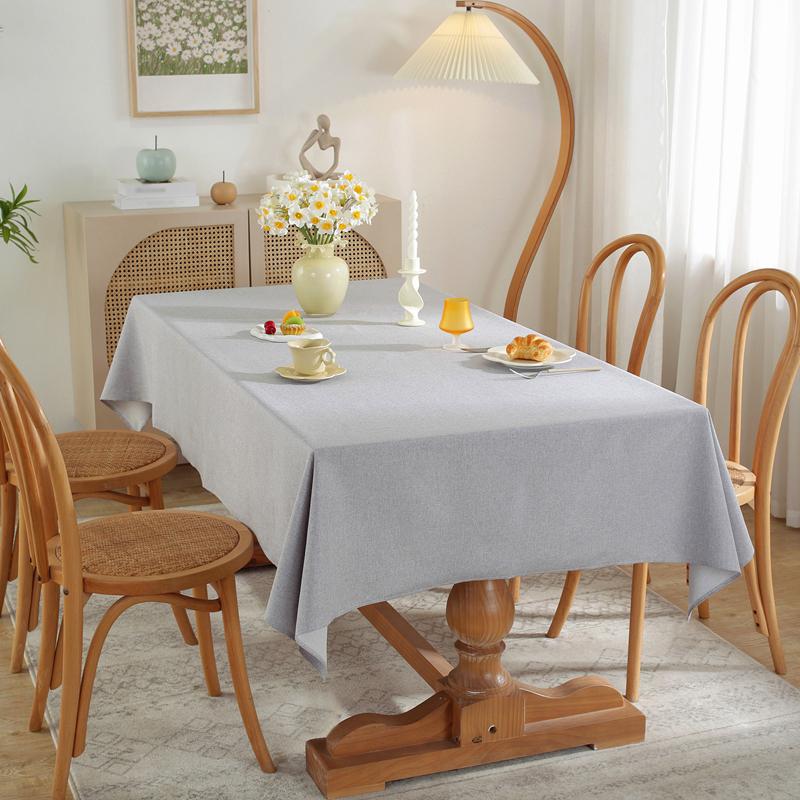 White Rectangular  Tablecloths Washablecoffee Table Living Room Table Decoration And Accessoriestable Covers