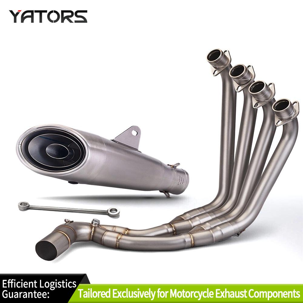 Exhaust Systems Muffler Exhaust Front Pipe Full System For Honda CBR650R CBR650F 2014-2023 Exhausts Pipes